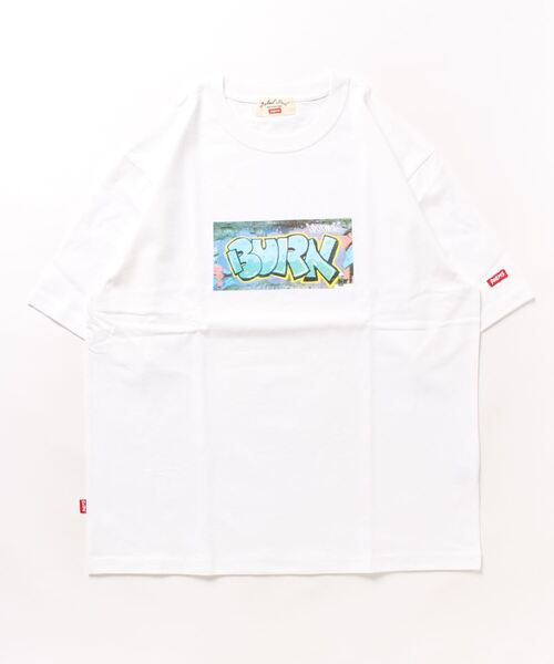 Naked Rust and other POEMS(ネイキッドラストアンドアザーポエムス)の「ミドルウエイト天竺 転写 PT 半袖 CREW TEE(BEY)(Tシャツ/カットソー・メンズ・ブラック/ホワイト/エメラルド・FREE)」の1枚目の写真