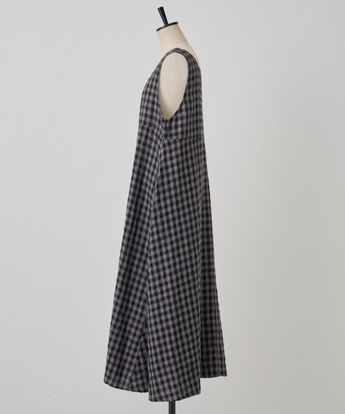 BEARDSLEY リネン100 ジャンバースカート BEARDSLEY（ビアズリー）の「リネンジャンパースカート