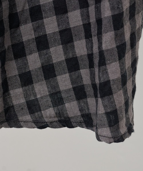 BEARDSLEY(ビアズリー)の「《ビアズリー》リネンギンガムジャンパースカート(ワンピース・レディース・グレー・S/M)」の20枚目の写真