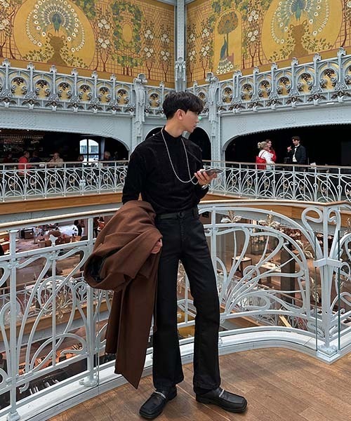 ASCLO（エジュクロ）の「【THE KLOBAL STAGE 着用】ASCLO [ASCLO MADE] ASCLO Dry Black Coating Jeans（デニムパンツ・メンズ・ブラック・SMALL/MEDIUM/LARGE）」の19枚目の写真