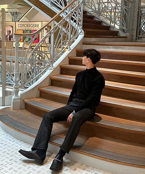 ASCLO（エジュクロ）の「【THE KLOBAL STAGE 着用】ASCLO [ASCLO MADE] ASCLO Dry Black Coating Jeans（デニムパンツ・メンズ・ブラック・SMALL/MEDIUM/LARGE）」の10枚目の写真