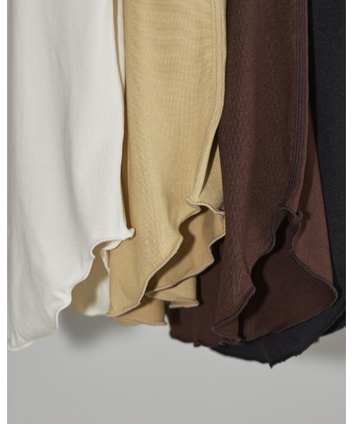 TODAYFUL（トゥデイフル）の「カップインフラットシームキャミソール（キャミソール・レディース・ダークブラウン/キナリ/ブラック/オリーブ・FREE）」の11枚目の写真