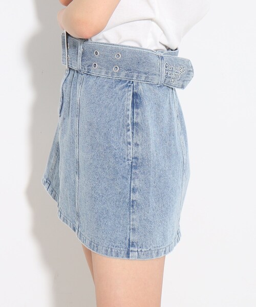 PINK-latte（ピンクラテ）の「◇Y2K気分♪太ベルト付きローライズミニ