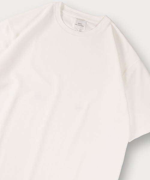 SlashDate（スラッシュデイト）の「リラックスフィットダブルフェイスTシャツ（Tシャツ/カットソー・メンズ・ホワイト/ブルー/ブラウン/ブラック・M/L/XL）」の2枚目の写真