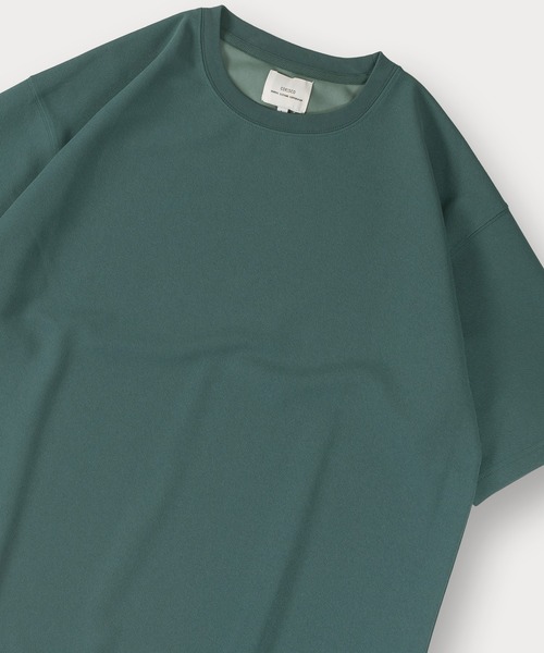 SlashDate（スラッシュデイト）の「リラックスフィットダブルフェイスTシャツ（Tシャツ/カットソー・メンズ・ホワイト/ブルー/ブラウン/ブラック・M/L/XL）」の4枚目の写真
