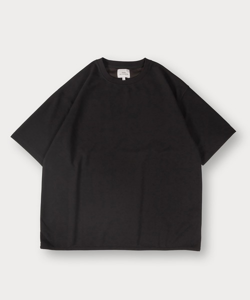 SlashDate（スラッシュデイト）の「リラックスフィットダブルフェイスTシャツ（Tシャツ/カットソー・メンズ・ホワイト/ブルー/ブラウン/ブラック・M/L/XL）」の5枚目の写真