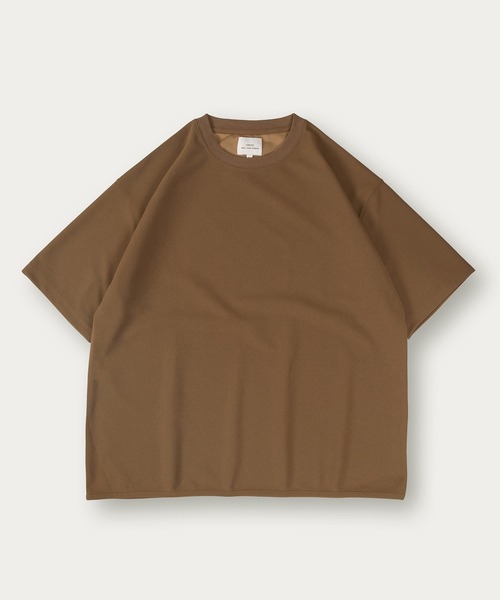 SlashDate（スラッシュデイト）の「リラックスフィットダブルフェイスTシャツ（Tシャツ/カットソー・メンズ・ホワイト/ブルー/ブラウン/ブラック・M/L/XL）」の9枚目の写真
