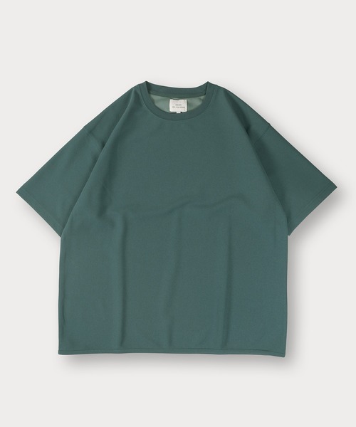 SlashDate（スラッシュデイト）の「リラックスフィットダブルフェイスTシャツ（Tシャツ/カットソー・メンズ・ホワイト/ブルー/ブラウン/ブラック・M/L/XL）」の6枚目の写真