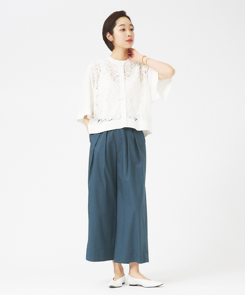 qualite（カリテ）の「ダンプイージータックパンツ（その他パンツ・レディース・ダークグリーン/オレンジ系その他・38/36）」の4枚目の写真