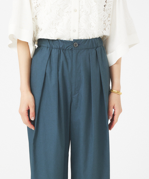 qualite（カリテ）の「ダンプイージータックパンツ（その他パンツ・レディース・ダークグリーン/オレンジ系その他・38/36）」の8枚目の写真