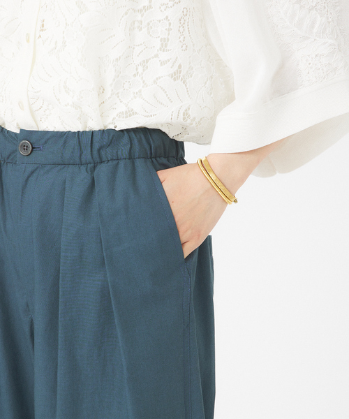 qualite（カリテ）の「ダンプイージータックパンツ（その他パンツ・レディース・ダークグリーン/オレンジ系その他・38/36）」の9枚目の写真