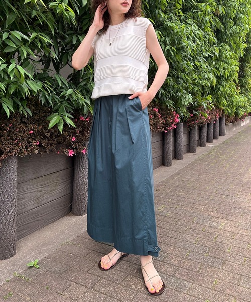 qualite（カリテ）の「ダンプイージータックパンツ（その他パンツ・レディース・ダークグリーン/オレンジ系その他・38/36）」の17枚目の写真