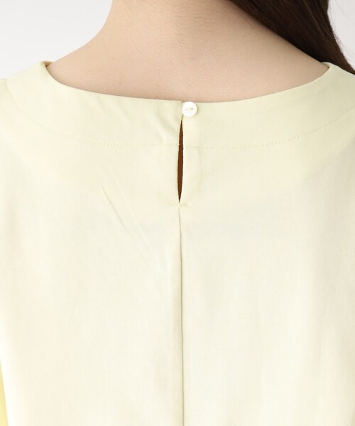 index（インデックス）の「◆フリルスリーブカットソー【UV/接触冷感/洗濯機洗い可/5色展開】（Tシャツ/カットソー・レディース・ライトグレー/ライトブルー/ブラック/レモンイエロー/ホワイト系・36/38/40/42）」の13枚目の写真