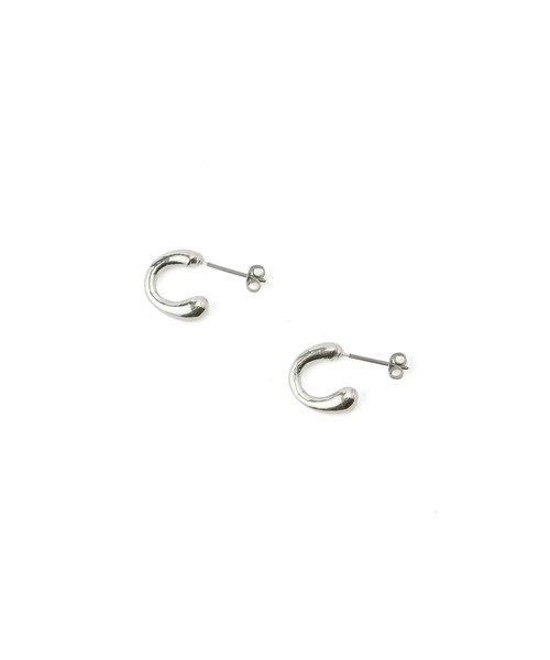 ADAM ET ROPE'(アダムエロペ)の「【LES BIJOUX】フープ&パールセットピアス(ピアス(両耳用)・レディース・シルバー/ゴールド・FREE)」の5枚目の写真
