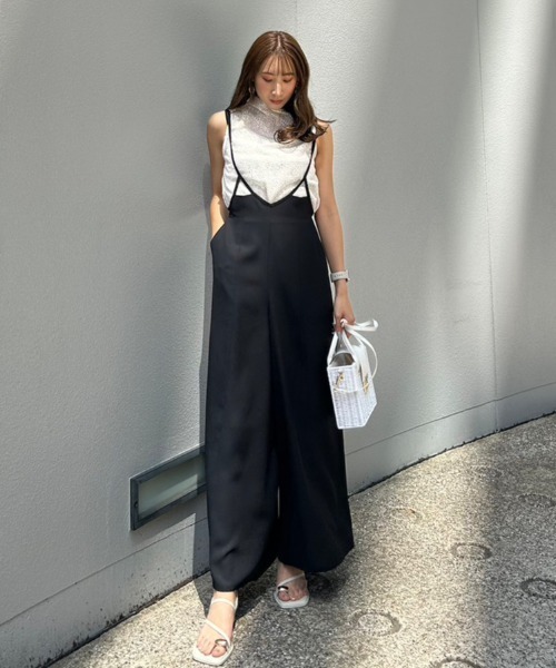 rienda（リエンダ）の「ストリングキャミパンツ（その他パンツ・レディース・ブラック/ライトピンク/ホワイト・SMALL/MEDIUM）」の3枚目の写真