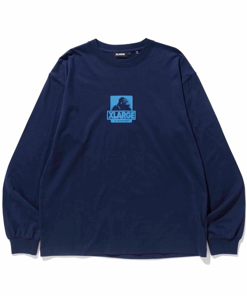 XLARGE(エクストララージ)の「OG L/S TEE(Tシャツ/カットソー・メンズ・ホワイト/ブラウン/ブラック/グリーン/ネイビー・XL/S/L/M)」の1枚目の写真