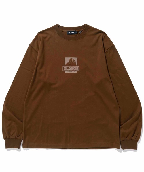 XLARGE(エクストララージ)の「OG L/S TEE(Tシャツ/カットソー・メンズ・ホワイト/ブラウン/ブラック/グリーン/ネイビー・XL/S/L/M)」の4枚目の写真