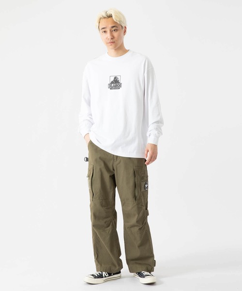 XLARGE(エクストララージ)の「OG L/S TEE(Tシャツ/カットソー・メンズ・ホワイト/ブラウン/ブラック/グリーン/ネイビー・XL/S/L/M)」の8枚目の写真