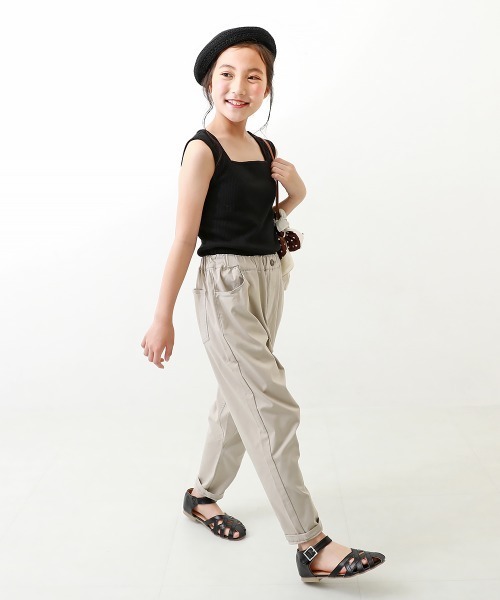 devirock（デビロック）の「リブタンクトップ（タンクトップ・キッズ・アイボリー/グリーン系その他/レッド系その他/ブラック・100cm/110cm/120cm/130cm/140cm/150cm/160cm）」の9枚目の写真