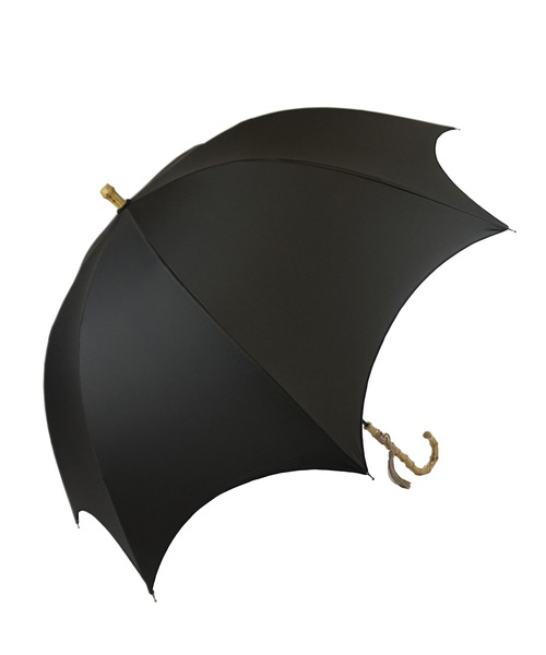 macocca(マコッカ)の「完全遮光 UVカット100% 晴雨兼用 竹手元 タッセル付き 長傘 無地(長傘・レディース・ブラック/オフホワイト/モカ/ピンクベージュ/グレイッシュベージュ・FREE)」の9枚目の写真