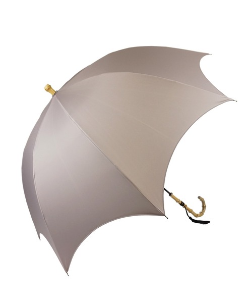 macocca(マコッカ)の「完全遮光 UVカット100% 晴雨兼用 竹手元 タッセル付き 長傘 無地(長傘・レディース・ブラック/オフホワイト/モカ/ピンクベージュ/グレイッシュベージュ・FREE)」の6枚目の写真