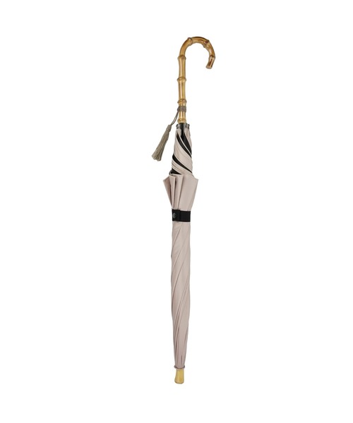 macocca(マコッカ)の「完全遮光 UVカット100% 晴雨兼用 竹手元 タッセル付き 長傘 無地(長傘・レディース・ブラック/オフホワイト/モカ/ピンクベージュ/グレイッシュベージュ・FREE)」の7枚目の写真