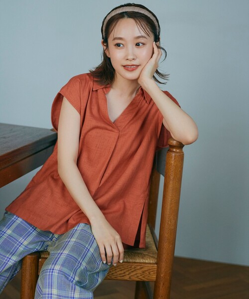 B:MING by BEAMS(ビーミングバイビームス)の「B:MING by BEAMS / チェック ストレート パンツ(その他パンツ・レディース・ブラック/パープル・SMALL/MEDIUM)」の3枚目の写真