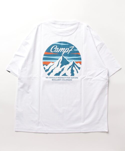 CAMP7（キャンプセブン）の「CAMP7 PRINT TEE（Tシャツ/カットソー・メンズ・ホワイト/ブラック・X-LARGE/LARGE/MEDIUM）」の3枚目の写真