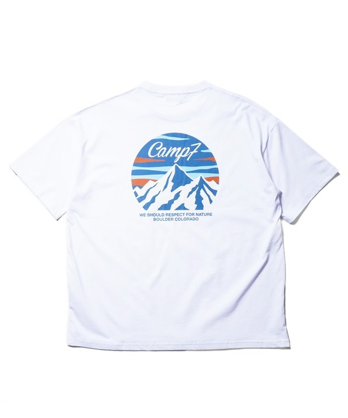 CAMP7（キャンプセブン）の「CAMP7 PRINT TEE（Tシャツ/カットソー・メンズ・ホワイト/ブラック・X-LARGE/LARGE/MEDIUM）」の8枚目の写真