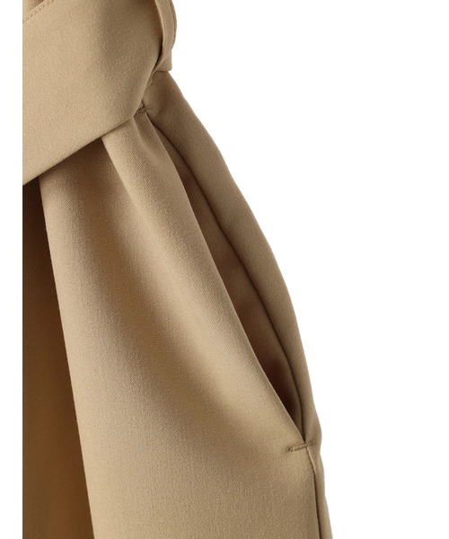 earth music&ecology（アースミュージックアンドエコロジー）の「ロングジレンチ（ベスト・レディース・ベージュ/ブラック・FREE）」の17枚目の写真