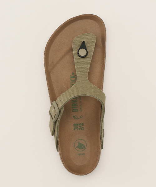 plage（プラージュ）の「【BIRKENSTOCK / ビルケンシュトック】 GIZEH VEGAN CANVAS サンダル（サンダル・レディース・カーキ・35/36/37/38/39）」の10枚目の写真