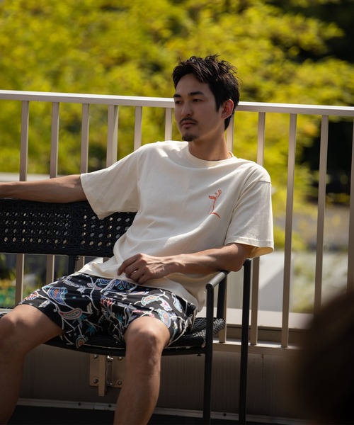 #Re:room California Golf Club(リルームカリフォルニアゴルフクラブ)の「ゴルフグラフィックプリントTシャツ(Tシャツ/カットソー・メンズ・オフホワイト/ダークグリーン・M-L/L-XL/S-M)」の4枚目の写真