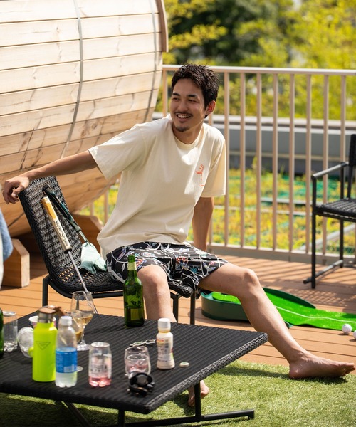 #Re:room California Golf Club(リルームカリフォルニアゴルフクラブ)の「ゴルフグラフィックプリントTシャツ(Tシャツ/カットソー・メンズ・オフホワイト/ダークグリーン・M-L/L-XL/S-M)」の5枚目の写真