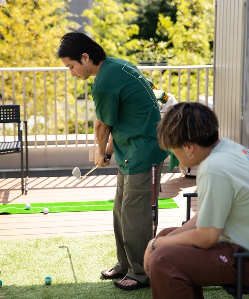 #Re:room California Golf Club(リルームカリフォルニアゴルフクラブ)の「ゴルフグラフィックプリントTシャツ(Tシャツ/カットソー・メンズ・オフホワイト/ダークグリーン・M-L/L-XL/S-M)」の10枚目の写真
