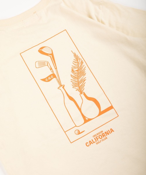 #Re:room California Golf Club(リルームカリフォルニアゴルフクラブ)の「ゴルフグラフィックプリントTシャツ(Tシャツ/カットソー・メンズ・オフホワイト/ダークグリーン・M-L/L-XL/S-M)」の13枚目の写真