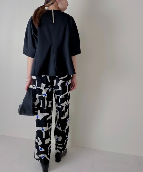 TEVALT（ヴァレット）の「キカプリントパンツ（その他パンツ・レディース・カーキ/ブラック・38）」の15枚目の写真