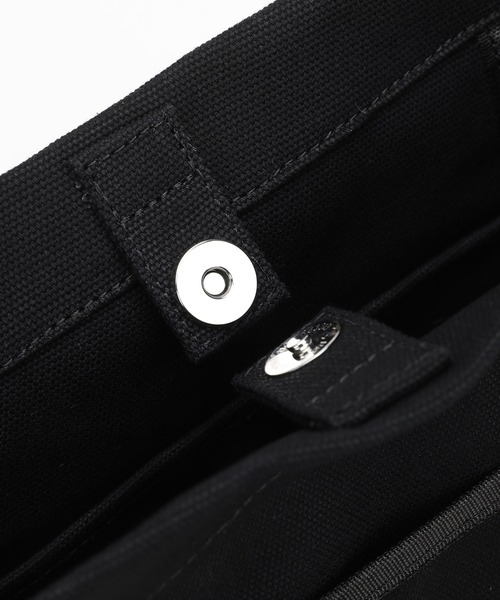 Ungrid（アングリッド）の「【Ungrid/アングリッド】キャンバス ロゴテープ　大容量　ラージトートバッグ（トートバッグ・レディース・ブラック/アイボリー/ブラック系その他・FREE）」の6枚目の写真