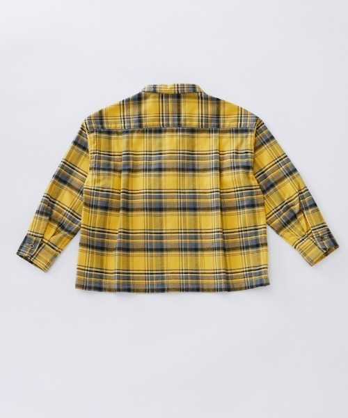 EAST END HIGHLANDERS（イーストエンドハイランダーズ）の「East End Highlanders / オープンカラーシャツ<100-120cm>（シャツ/ブラウス・キッズ・イエロー・120/110/100）」の3枚目の写真