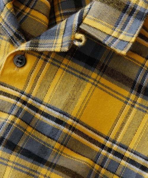 EAST END HIGHLANDERS（イーストエンドハイランダーズ）の「East End Highlanders / オープンカラーシャツ<100-120cm>（シャツ/ブラウス・キッズ・イエロー・120/110/100）」の4枚目の写真