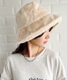 CLEA | シンプルファーバケットハット(ハット)