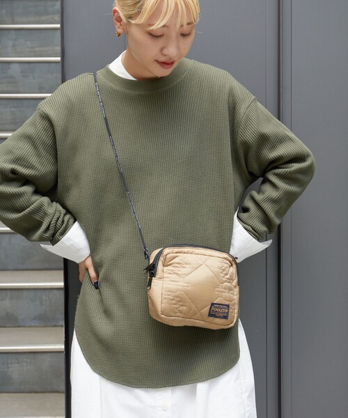 FREAK'S STORE（フリークスストア）の「PENDLETON×FREAK'S STORE/ペンドルトン 限定展開　別注QUILT SHOULDER BAG/キルトショルダーバッグ（ショルダーバッグ・レディース・ベージュ/ブラック/オリーブ・ONE SIZE）」の16枚目の写真