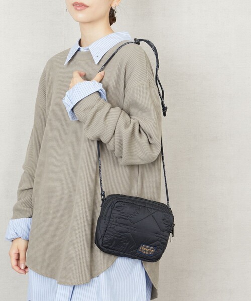 FREAK'S STORE（フリークスストア）の「PENDLETON×FREAK'S STORE/ペンドルトン 限定展開　別注QUILT SHOULDER BAG/キルトショルダーバッグ（ショルダーバッグ・レディース・ベージュ/ブラック/オリーブ・ONE SIZE）」の14枚目の写真