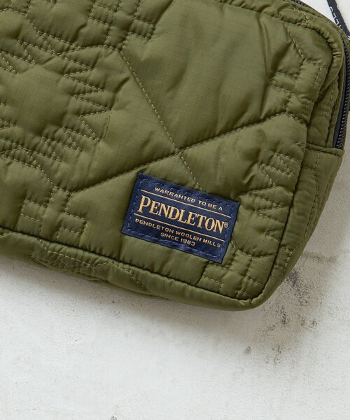 FREAK'S STORE（フリークスストア）の「PENDLETON×FREAK'S STORE/ペンドルトン 限定展開　別注QUILT SHOULDER BAG/キルトショルダーバッグ（ショルダーバッグ・レディース・ベージュ/ブラック/オリーブ・ONE SIZE）」の11枚目の写真