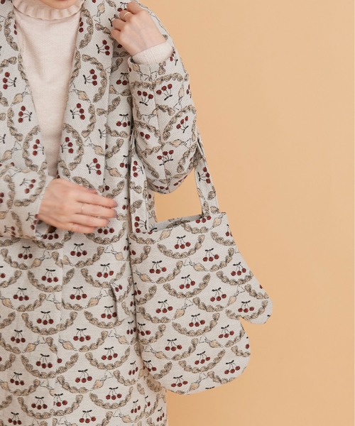 peu pres（プープレ）の「ホイップジャカード ミトンバッグ