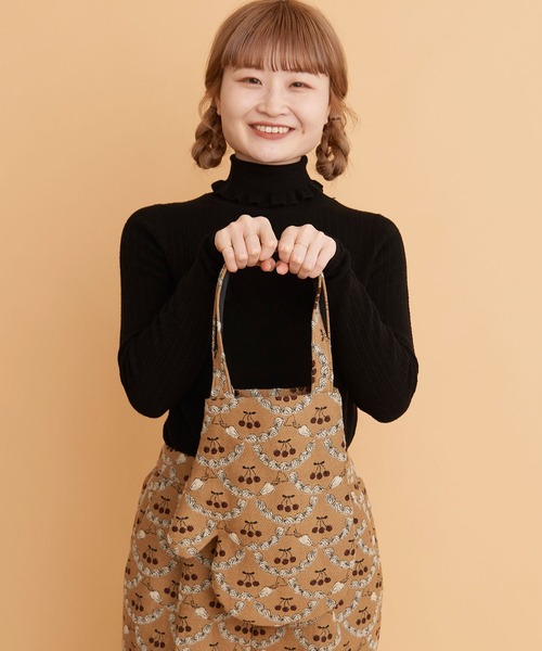 peu pres(プープレ)の「ホイップジャカード ミトンバッグ(トートバッグ・レディース・ベージュ/ホワイト・FREE)」の3枚目の写真