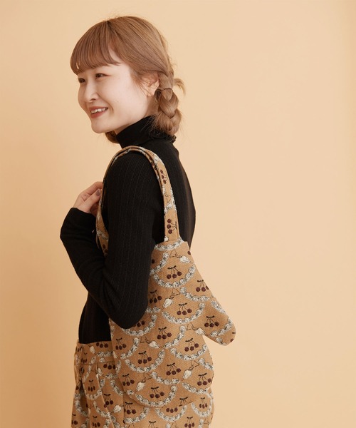 peu pres(プープレ)の「ホイップジャカード ミトンバッグ(トートバッグ・レディース・ベージュ/ホワイト・FREE)」の5枚目の写真