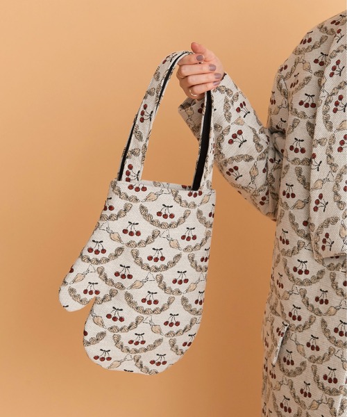 peu pres(プープレ)の「ホイップジャカード ミトンバッグ(トートバッグ・レディース・ベージュ/ホワイト・FREE)」の10枚目の写真