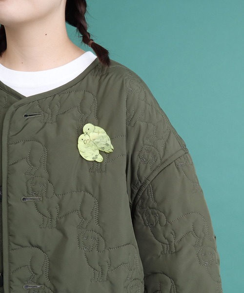 didizizi（ディディジジ）の「BIRDS　ブローチ（ブローチ/コサージュ・レディース・サックスブルー/イエロー・FREE）」の3枚目の写真