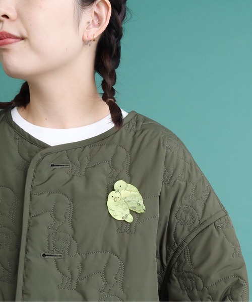 didizizi（ディディジジ）の「BIRDS　ブローチ（ブローチ/コサージュ・レディース・サックスブルー/イエロー・FREE）」の5枚目の写真