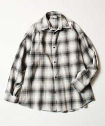 FREAK'S STORE | 限定展開 Relax Fit リラックスフィット オンブレチェック ネルシャツ/ビッグシルエット(シャツ/ブラウス)